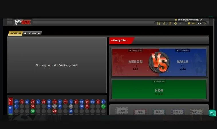 Khám Phá Cách Chơi Đá Gà WS168 Tại Bet66 Cực Đỉnh 2 Các cửa cược tại sảnh Đá Gà WS168 Tại Bet66