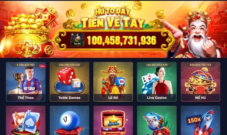 Giao diện trang chủ nhà cái Bet66